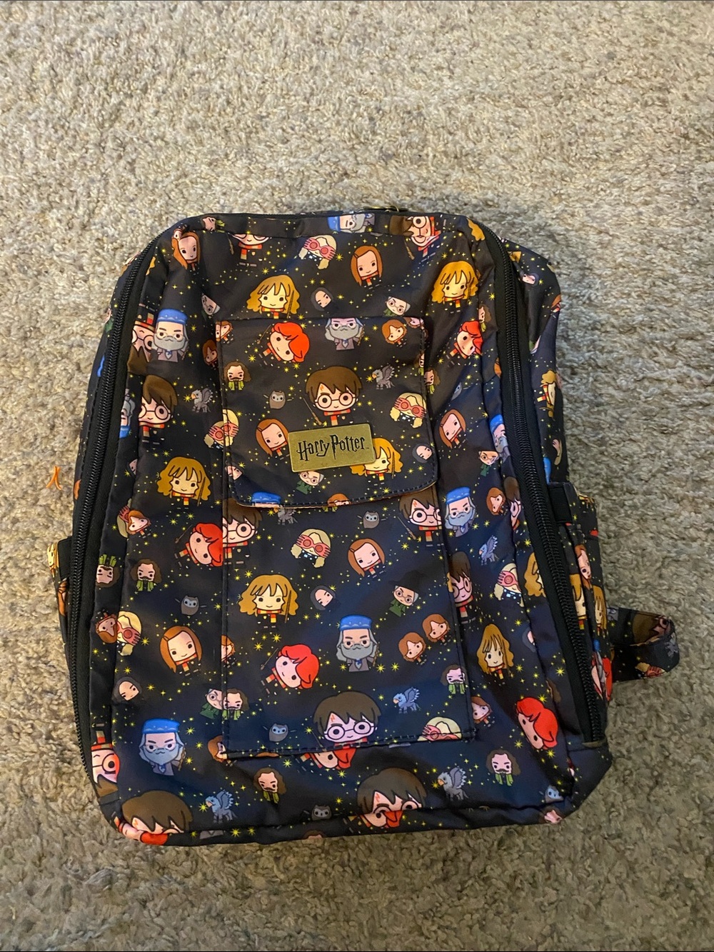 Ju-Ju-Be Harry Potter Lined Backpack — Red and Yellow Striped Interior